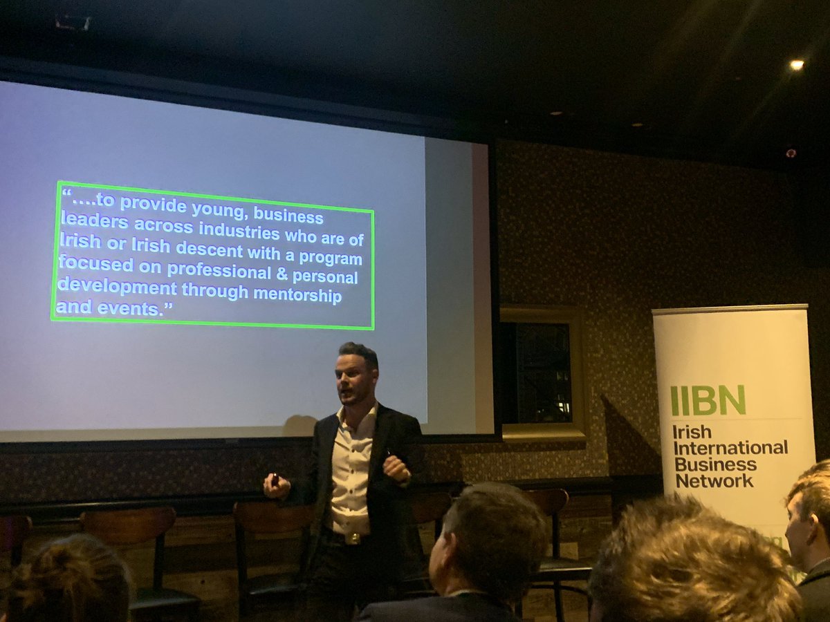 At the kick off for the <a href="/NewYorkIIBN/">IIBN New York</a> Future Leaders Program for this year with <a href="/manusmctweets/">Manus McGuire</a> giving an intro to the new mentorship initiative  for 2020