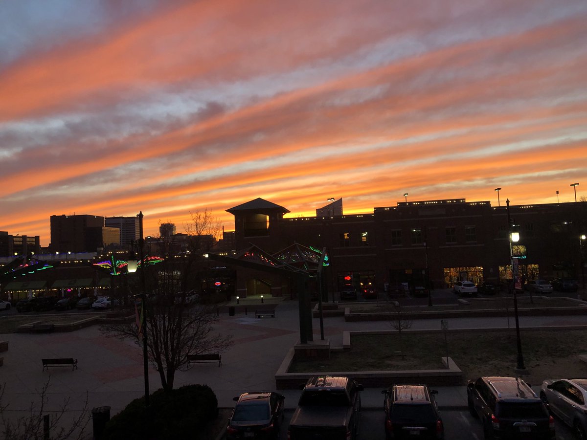 It bears repeating: Wichita’s sunsets are awesome. (Seen here from the balcony at ⁦<a href="/kansasdotcom/">kansasdotcom</a>⁩)