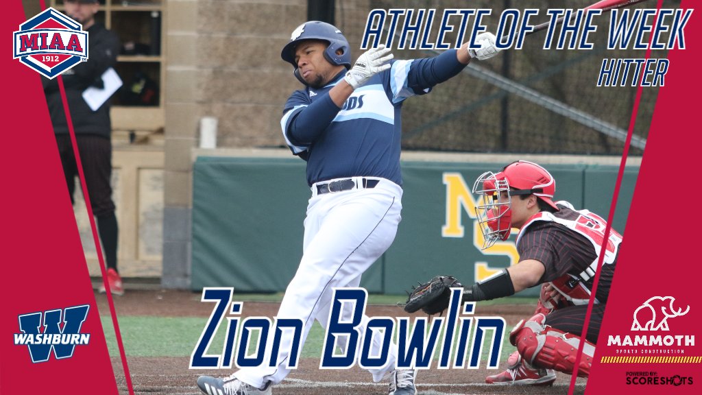 TheMIAA's tweet photo. Check out our baseball athletes of the week presented by @MammothTurf! Congratulations to Zion Bowling of @IchabodBSB and Jared Kengott of @ESUBaseball! #BringYourAGame

🔗 https://t.co/9hQDaccmAL https://t.co/CyxeWj47rH