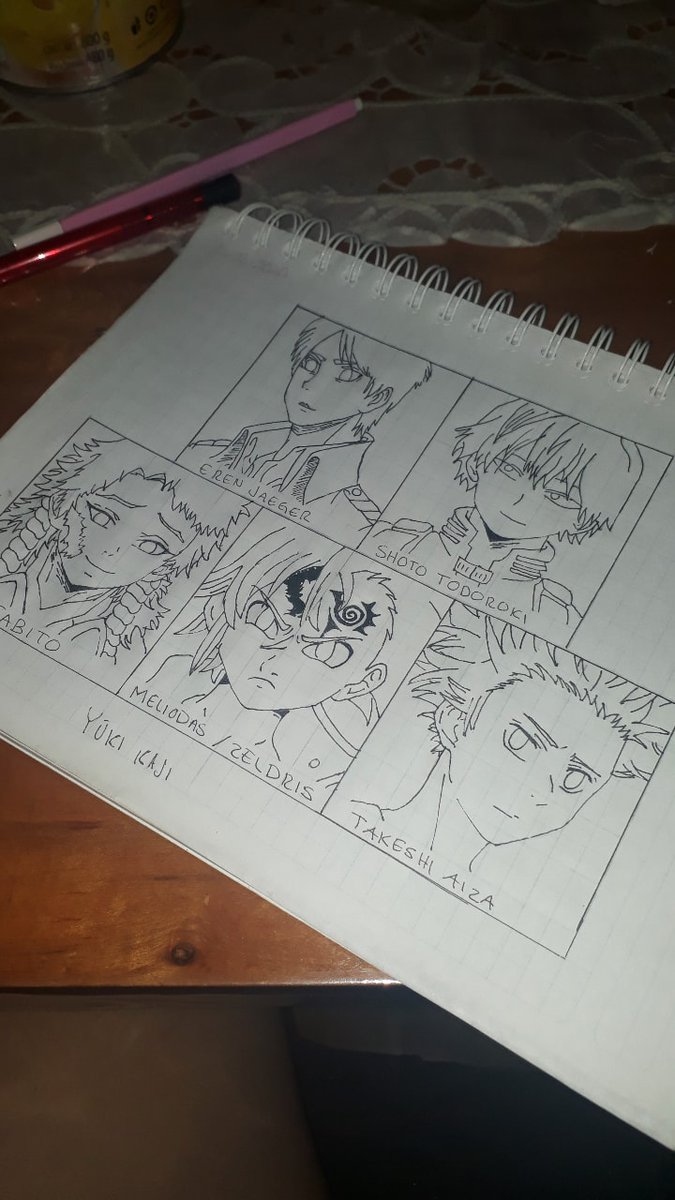 _kahakatashike's tweet photo. Algunos personajes de Yuki Kaji
#Meliodas #sabito #ErenJaeger #Todoroki #zeldris #takeshiaiza
Estoy pensando en darle color
#snk #nnt #kny #bnha #swknu #yukikaji 🙂 https://t.co/BEGnxaPiCy