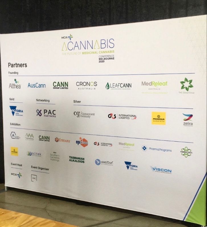 A | PARTNER
We would like to thank our Founding Partners for making ACannabis possible 

- Althea
- AusCann
- Cann Group Limited
- Cronos Australia
- LeafCann
- MedReleaf
- THC Global Group

ACannabis | buff.ly/34AruSq