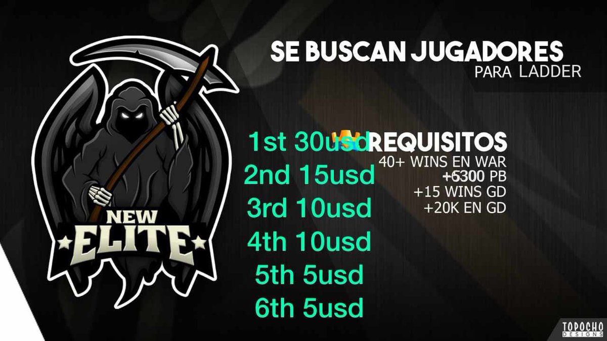 Estos son los premios ladder de esta temporada  <a href="/NewElitePR/">New Elite</a>  cualquier informacion al MD