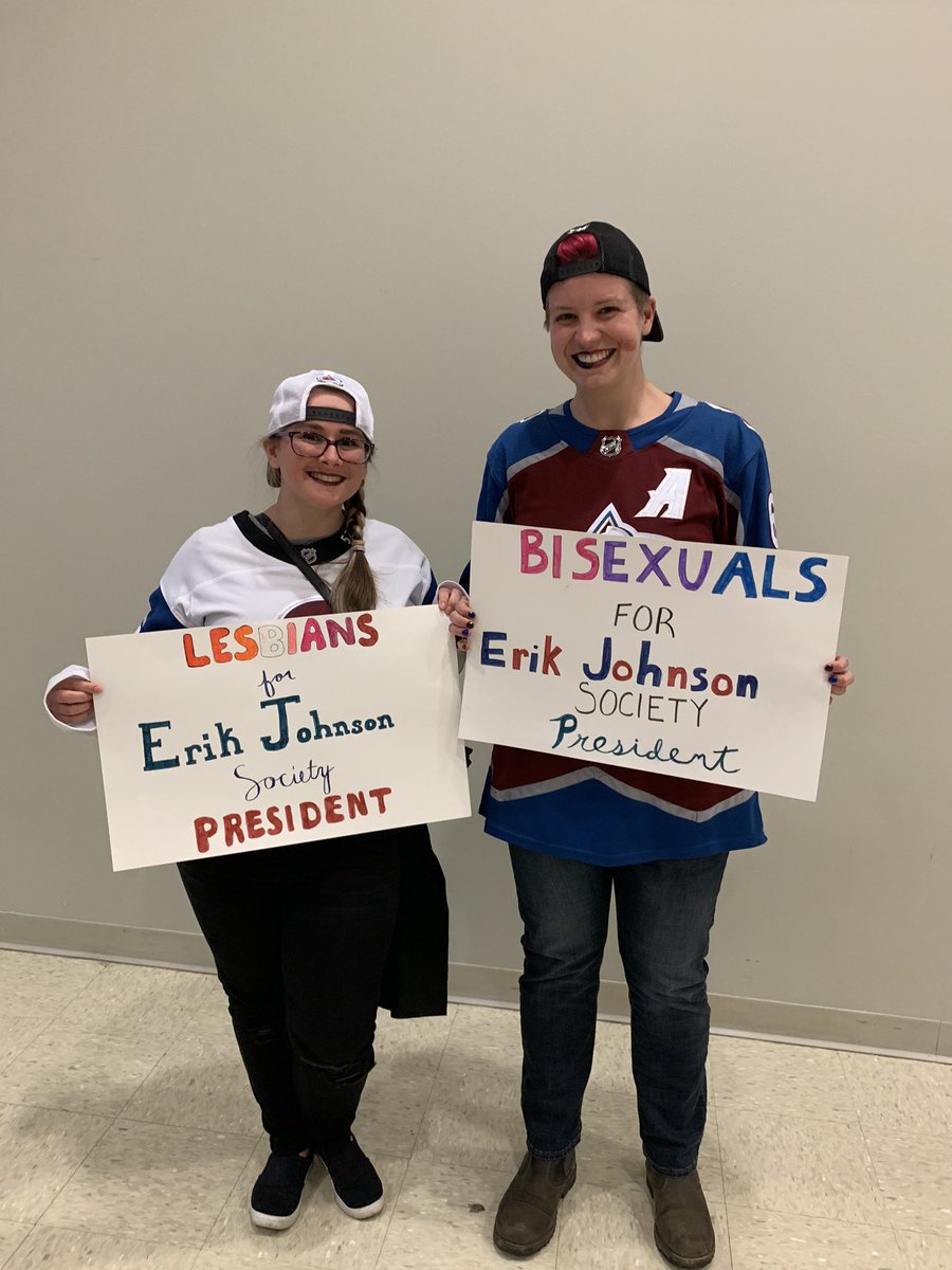 mackstreetboys's tweet photo. Couldn’t quite justify another trip back home for tonight’s game, but please rest assured that I am both very gay and a very big @Avalanche fan #GoAvsGo #AvsPride https://t.co/TcimdXVoPy