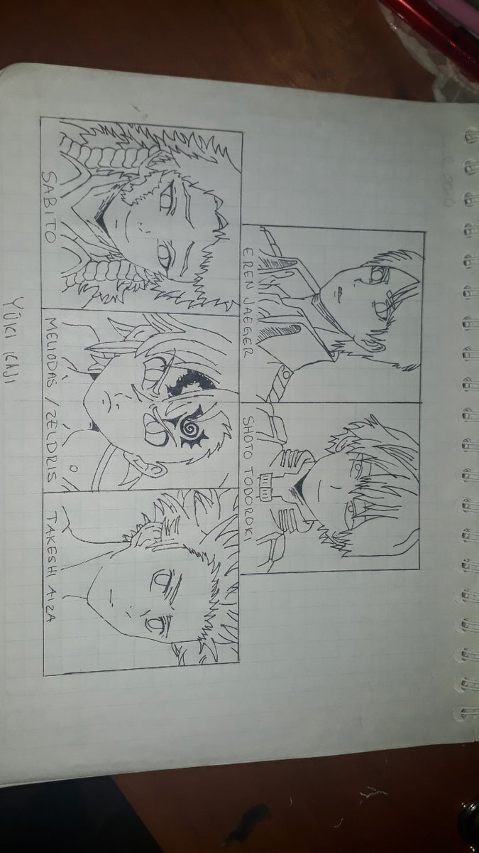 _kahakatashike's tweet photo. Algunos personajes de Yuki Kaji
#Meliodas #sabito #ErenJaeger #Todoroki #zeldris #takeshiaiza
Estoy pensando en darle color
#snk #nnt #kny #bnha #swknu #yukikaji 🙂 https://t.co/BEGnxaPiCy