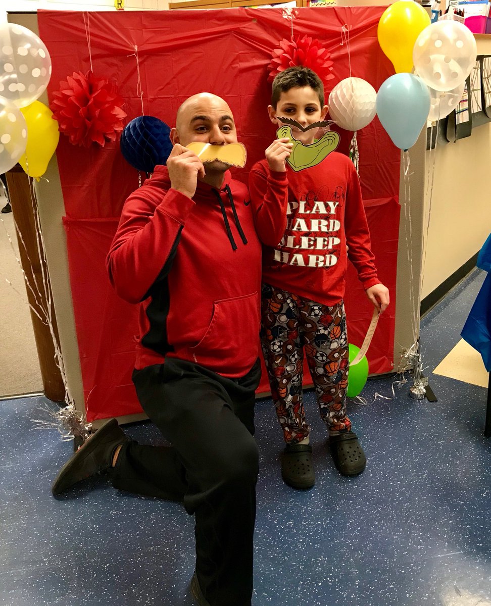 ECNorthSide's tweet photo. Father and son photo booth moment. https://t.co/OdBxz29S9B
