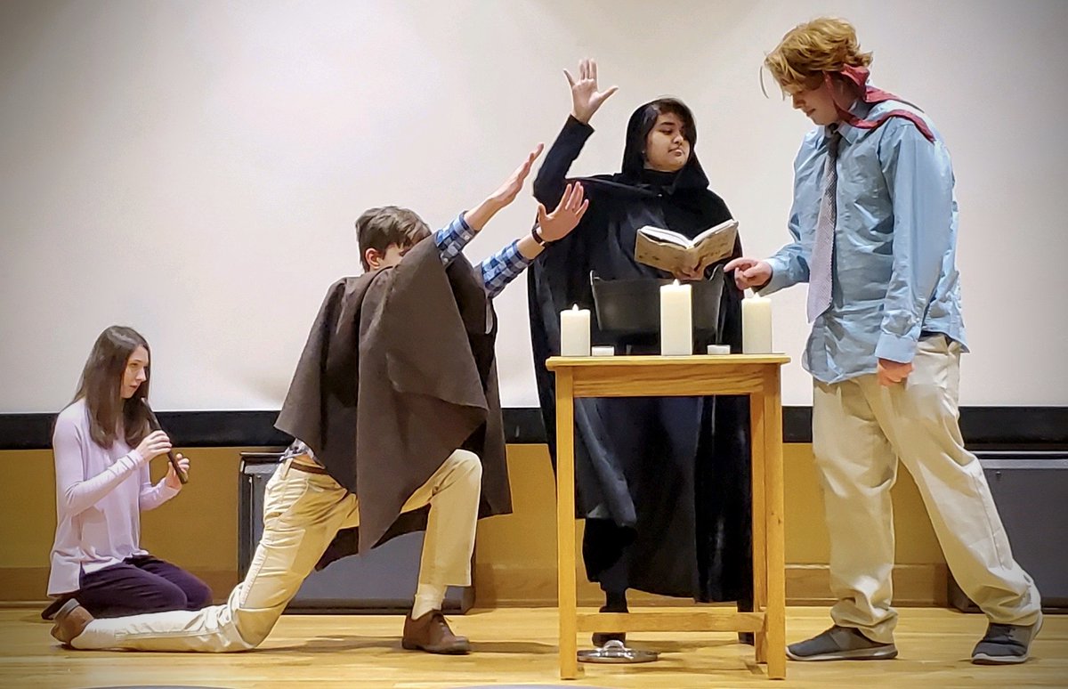 ApexHighGerman's tweet photo. @ApexHighSchool students summon Beethoven from the dead in their award-winning skit... https://t.co/55Q8nB8N2a