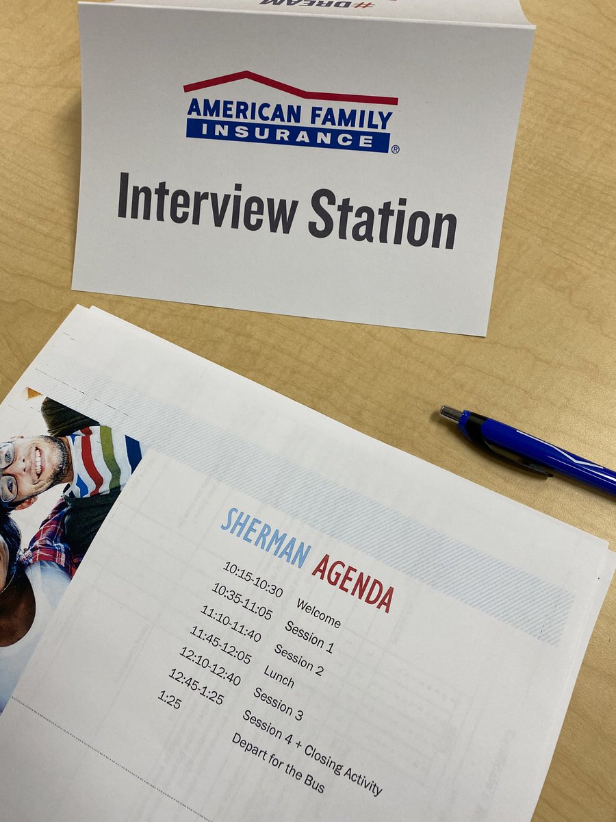 JenniferZblews1's tweet photo. It was a great day to volunteer ⁦@amfam! Those kids are amazing! #mock-interviews  #adoptaschool https://t.co/DlMy2L2TLW