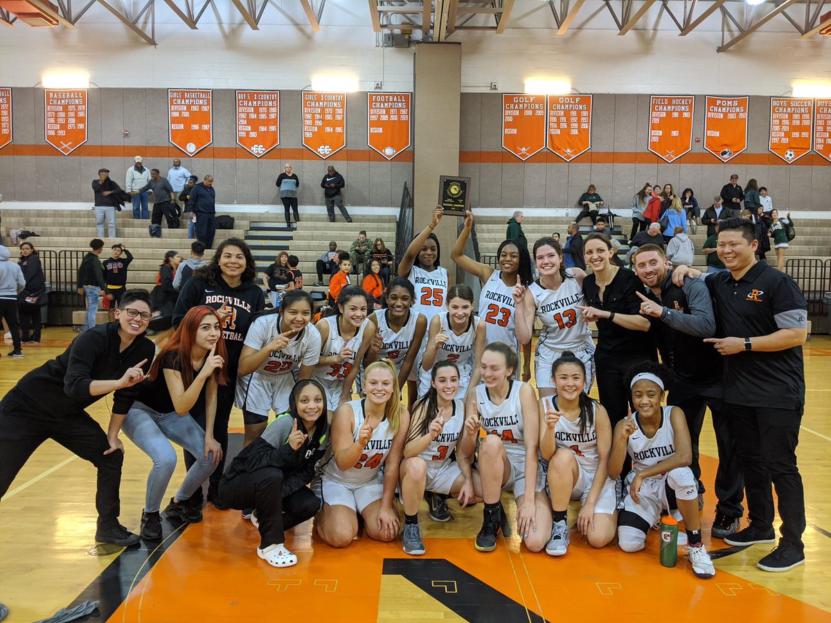 Varsity girls basketball wins the regional title defeating the Damascus Hornets 46-33.