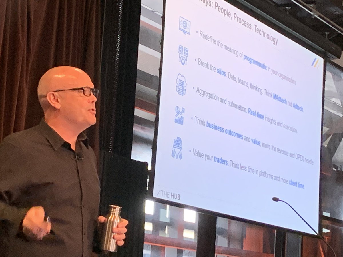 luciditymc's tweet photo. People process and technology is where the answer lies. And the 5 key points @dominicpowers 
#programmatic20 #adtech https://t.co/QQ4JsaoL7N