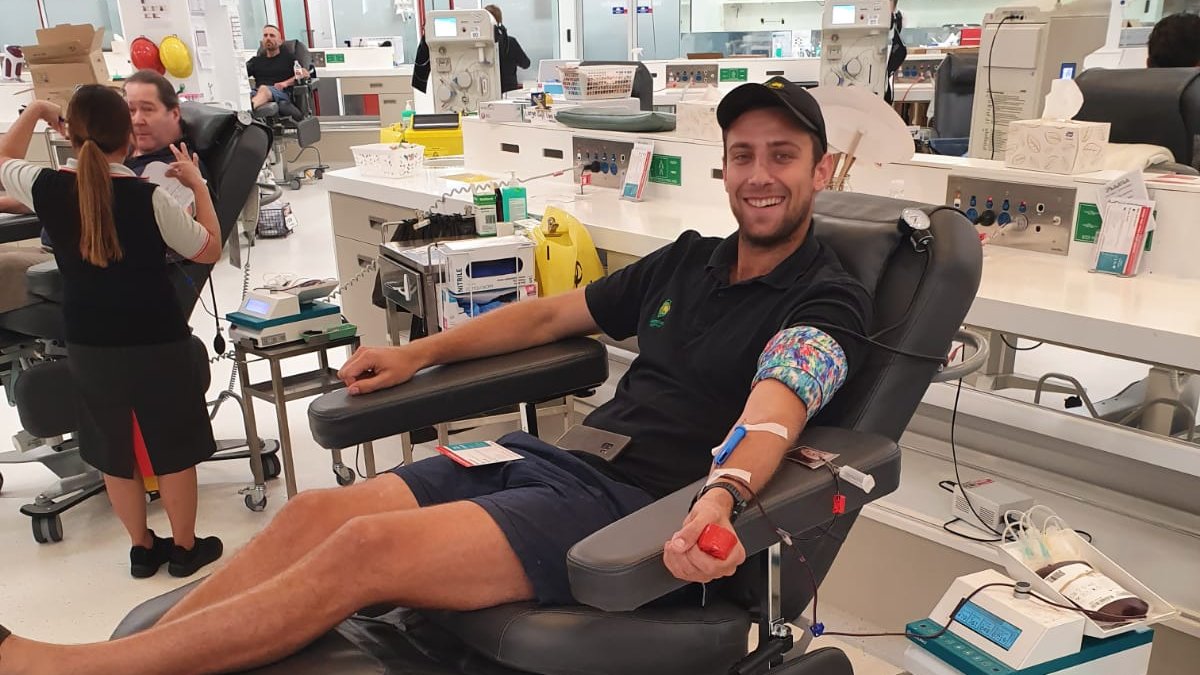 CentreState's tweet photo. The @CentreState team is always happy to support @RedCrossAU with blood and plasma donations. #lifebloodau https://t.co/j2tMe0qczx