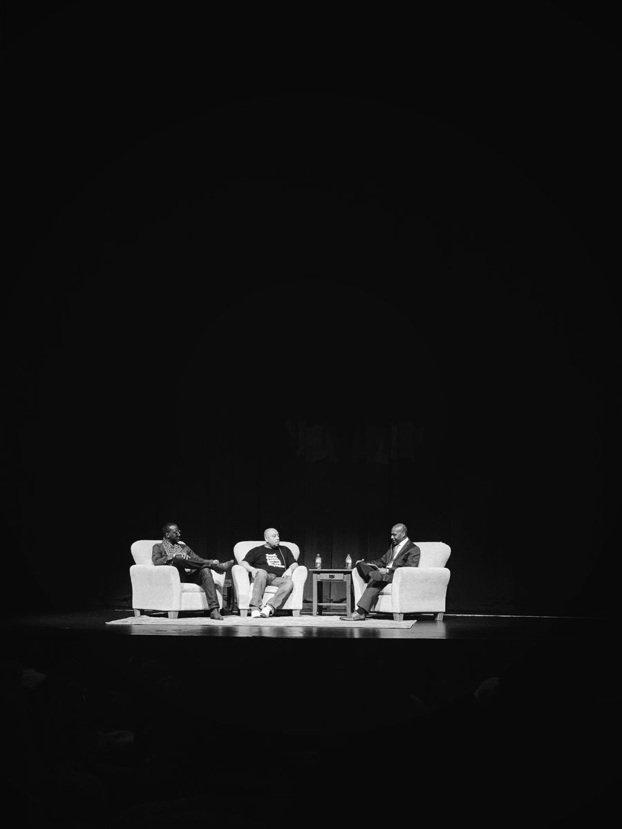 UofNorthDakota's tweet photo. Thank you @dr_yusefsalaam @santanaraymond for visiting UND tonight! We are so grateful for the opportunity to have hosted the Exonerated Five event on campus. #UNDproud https://t.co/Qi1QO5b0Xc