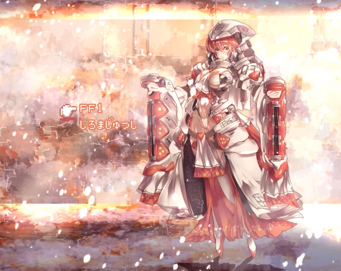 というわけで自分アレンジのFF1白魔術師。
以前が2003年なので、久しぶりに描きました。
※コメント間違ってたので再アップ。すまんです。 