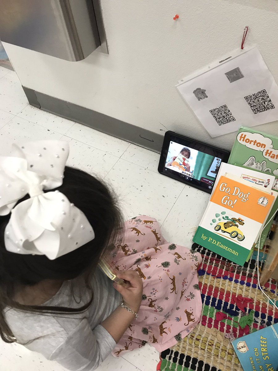 This week my Kiddos were introduced to flipgrid. So proud of how eager they were in reading through books in order to share what they liked to their friends! We love Prek!! <a href="/sciencehallsuns/">Science Hall ES</a> @Flipgrid