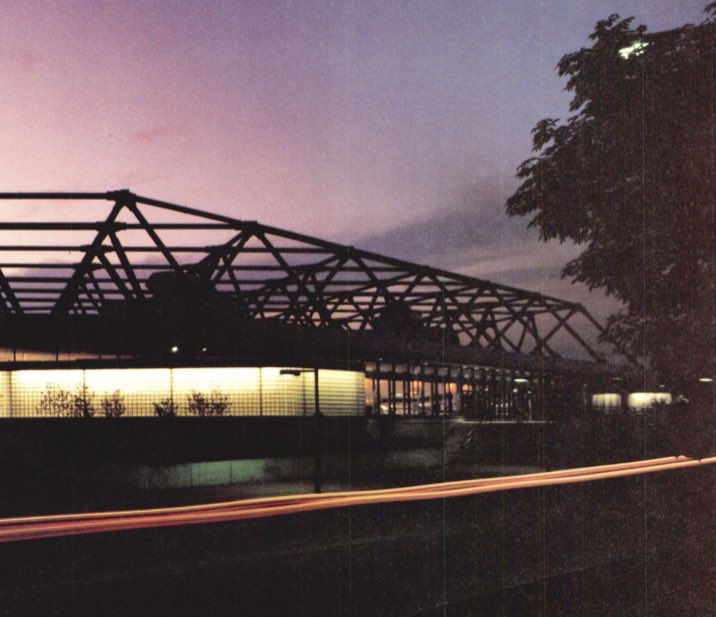 JoshLipnik's tweet photo. Caudill Rowlett Scott, Carver-Hawkeye Arena (1980-83) Iowa City, Iowa

Photos: Balthazar Korab
Via AIA Journal (May 1984) https://t.co/q1kA4d9b9Y