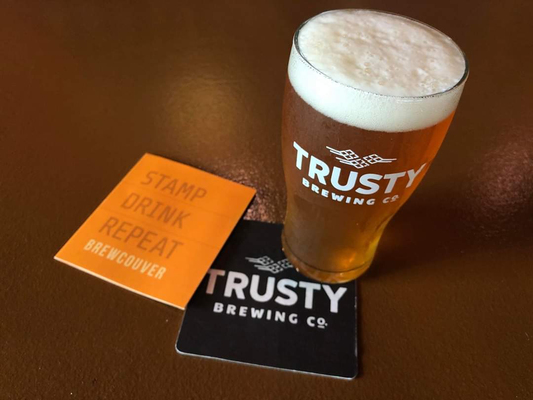 .<a href="/TrustyBrew/">Trusty Brewing Co.</a> Company has a new dank and piney IPA. It's unfiltered and called Hi-Ace IPA - named for the printing press that Trusty's owner/brewer Gary worked on in his former career! Get some and get your passport stamped!
