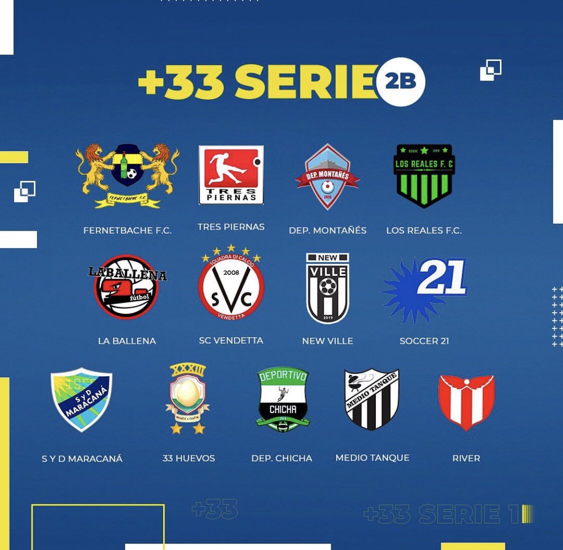 Bueno, finalmente y aunque nos cueste reconocerlo, hemos crecido, y aquí estamos para dar batalla, con el bolsito cargado de ilusiones como siempre, pero ahora en la +33 de la <a href="/LIGA_MVD/">LIGA MVD</a>