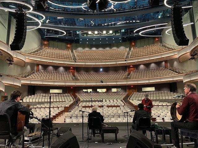 The calm before the storm tonight in Iowa City at the beautiful Hancher Auditorium! 📸: @alythmccormack ift.tt/2wwyHao