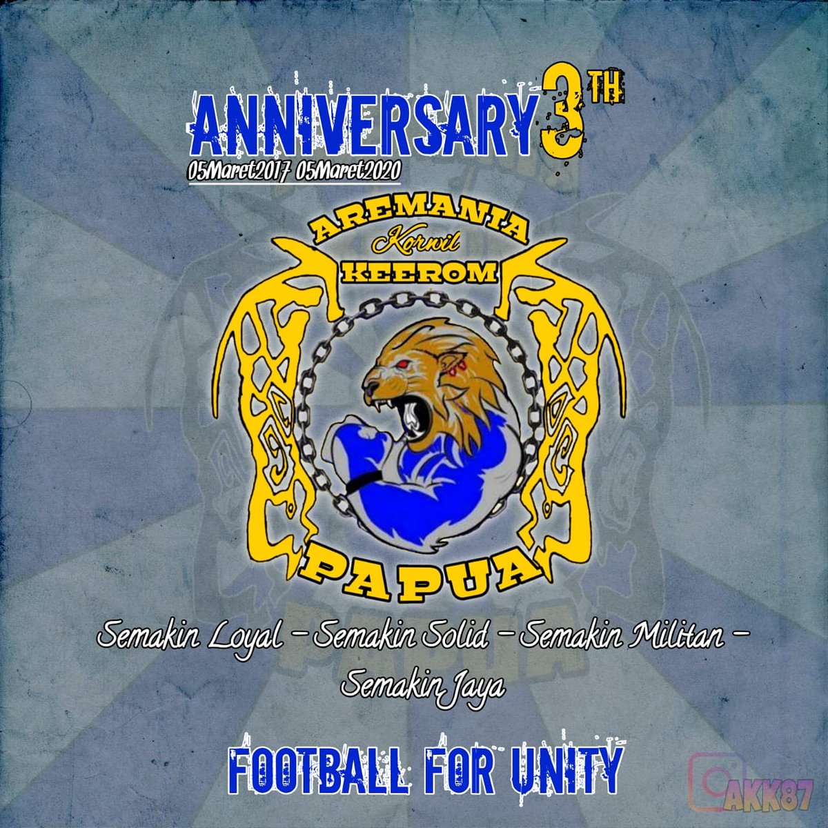 Panjang umur hal² baik
#salamsatujiwa 
#FootballForUnity