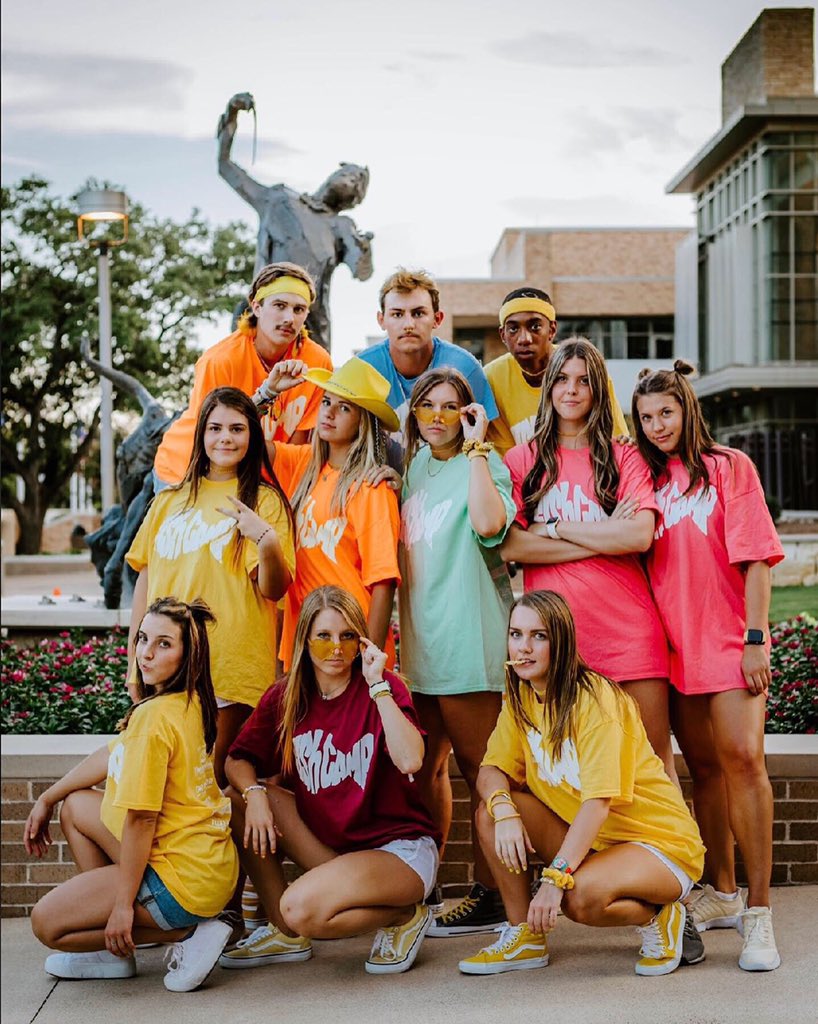michaela_baron's tweet photo. A year ago today I met the most loving group of people. Now I call them family. Some of them are getting new camps tonight, but I am SO confident that these friendships will never end!! Y’all already know but I love y’all with all my heart 💛🥺 #camphartforever :) https://t.co/RtrfbCl8wz