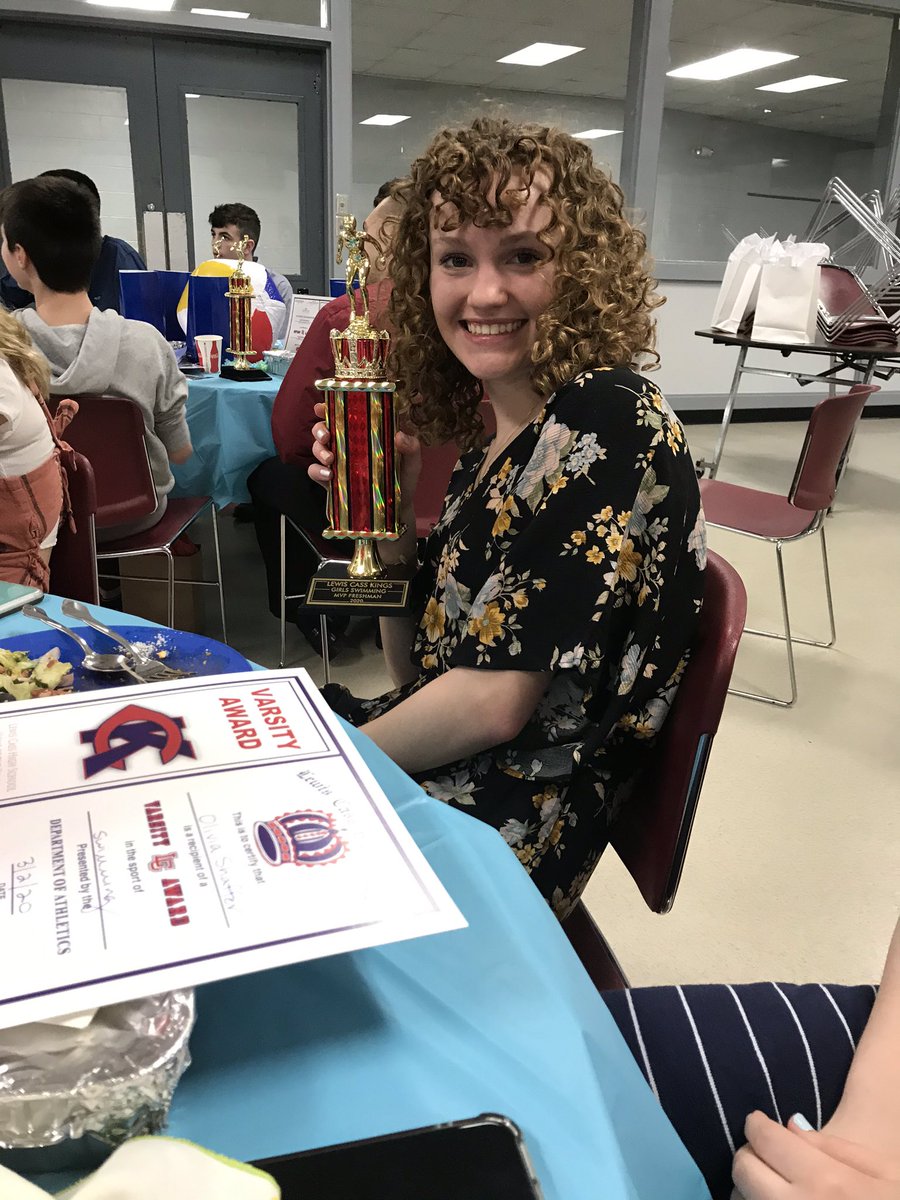 lckswimming's tweet photo. The best diver/swimmer convo we’ve seen in years! Congratulations to our freshman MVP, Liberty Scott! https://t.co/DZ75xMgbxG