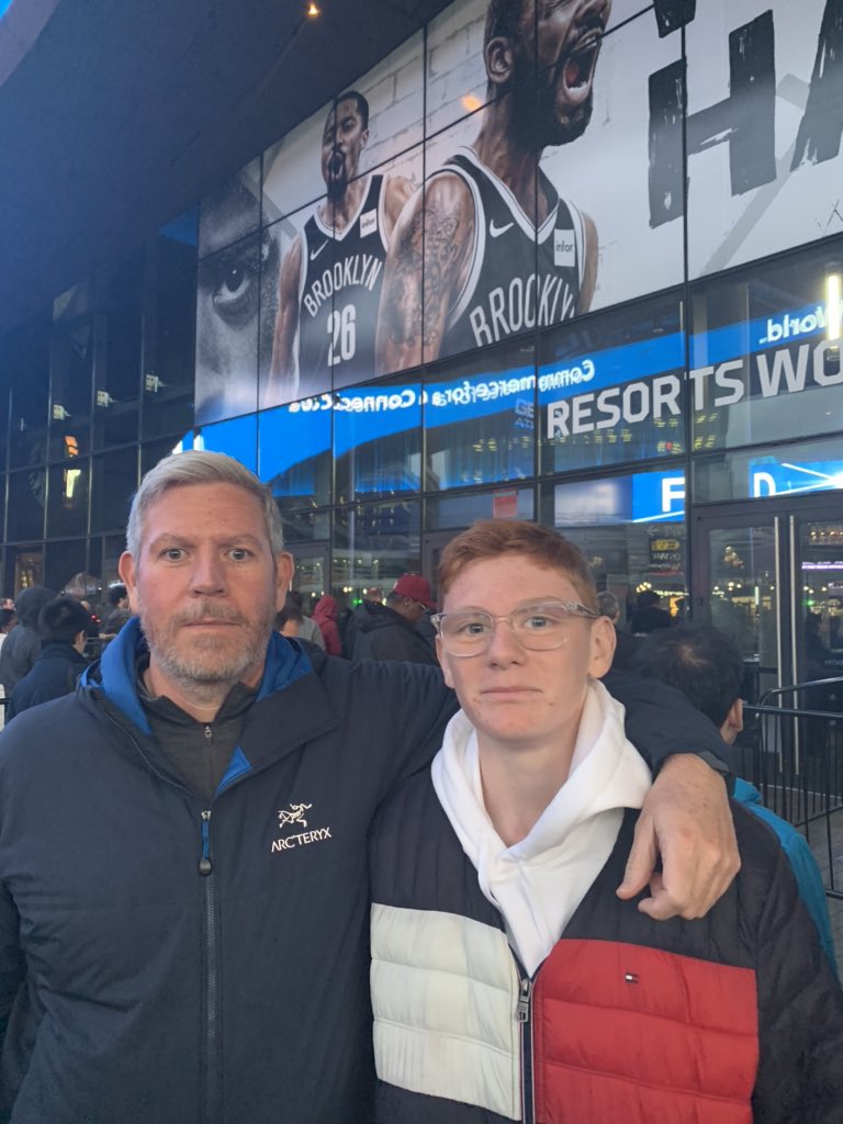 LCPATL's tweet photo. #repBKLN first NBA game, first Nets game! https://t.co/grA1m8dEZZ