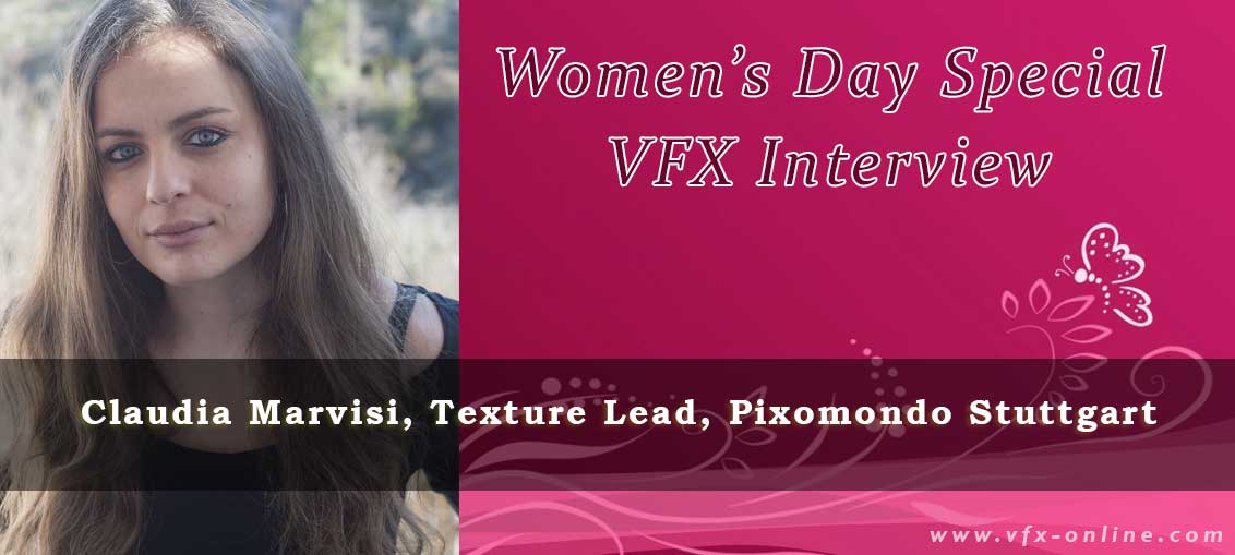vfx_online's tweet photo. Women’s Day Special VFX Interview!
Claudia Marvisi, Texture Lead, @Pixomondo talks to us about her experience as a woman working in the VFX Industry and about Women's Day. #IWD2020. #VFX #Animation #VFXInterview
Read: https://t.co/Bi9qsYasV3 https://t.co/FdYdl6R4jz