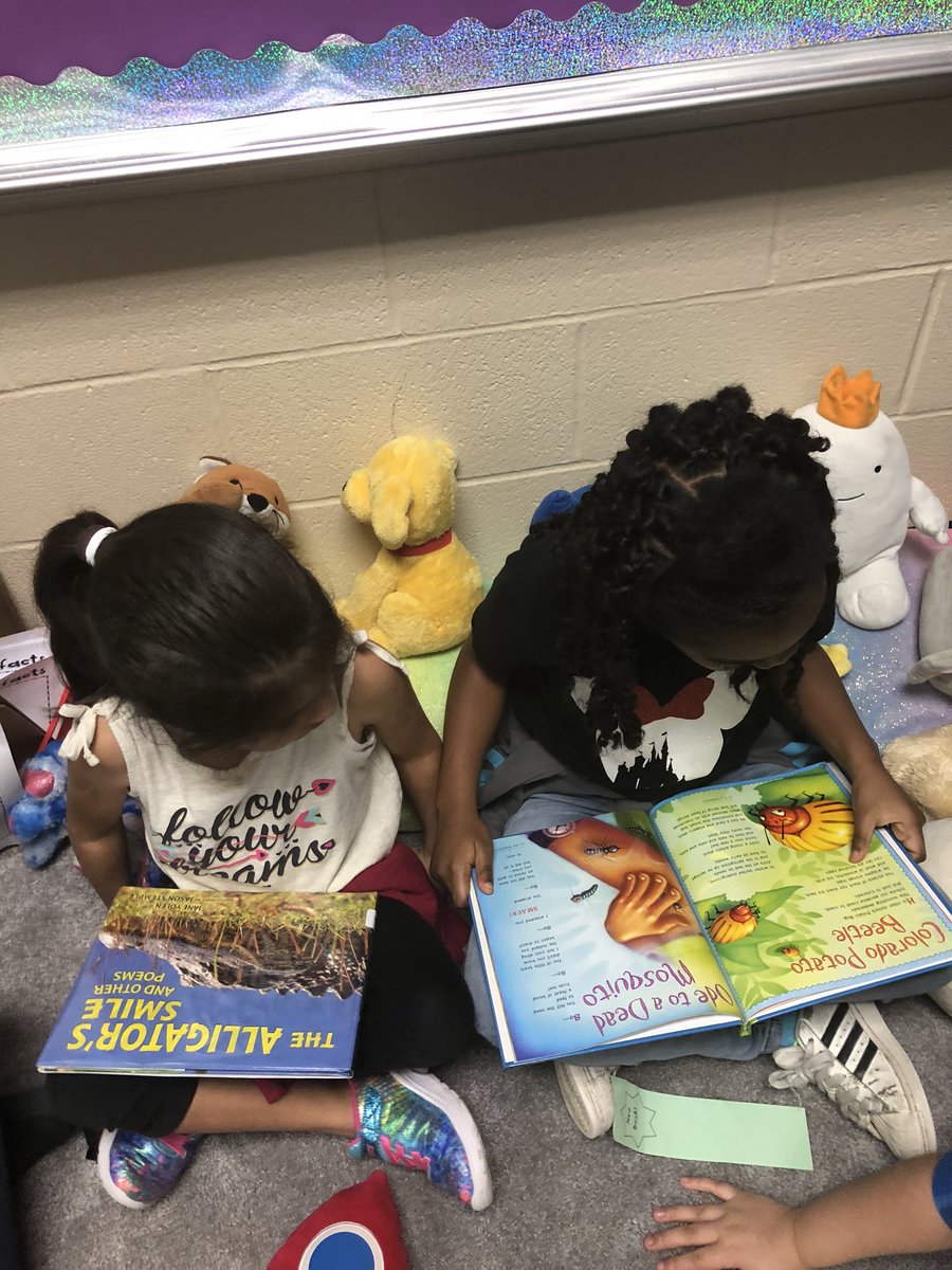 miss_daniel8's tweet photo. We really have been enjoying reading some poetry this week! Stay tuned for our shape poems! @HumbleISD_WPE @HumbleISD #bethelight #poetry #SecondLife #pandaproud https://t.co/CDspvKa5vr