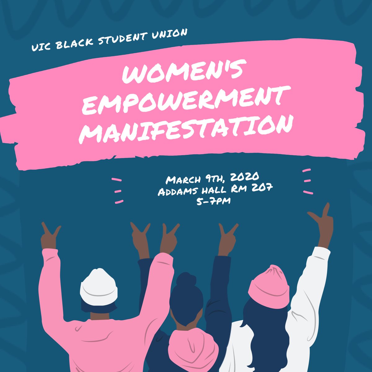 bsu_uic's tweet image. Join us Monday for an evening focused on manifesting and encouraging women empowerment in celebration of Women&apos;s Month! #WomensHistoryMonth