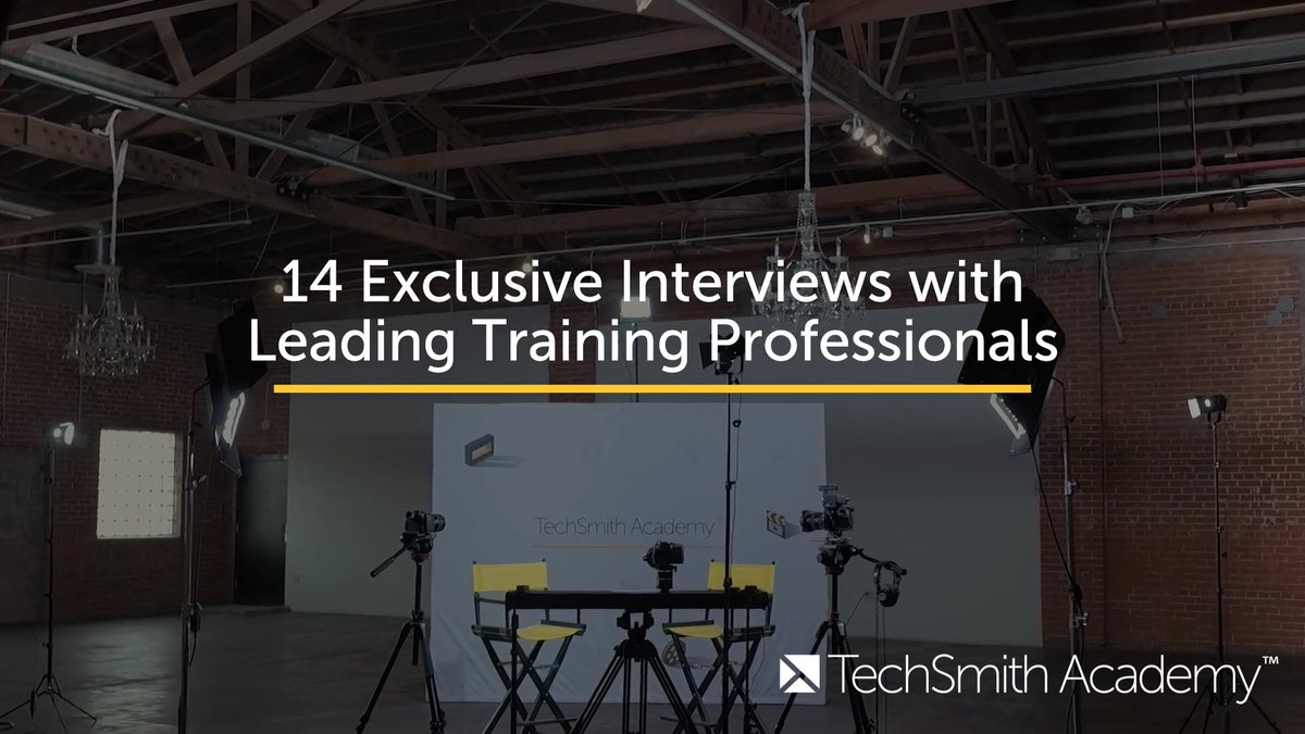 TechSmith's tweet photo. 🤓 Get expert advice from learning professionals like @bschlenker &amp; @caranorth11 on creating training content in this NEW (free) #TechSmithAcademy course: 
https://t.co/cHDxV3hRi1 https://t.co/6iLhSvbNYT