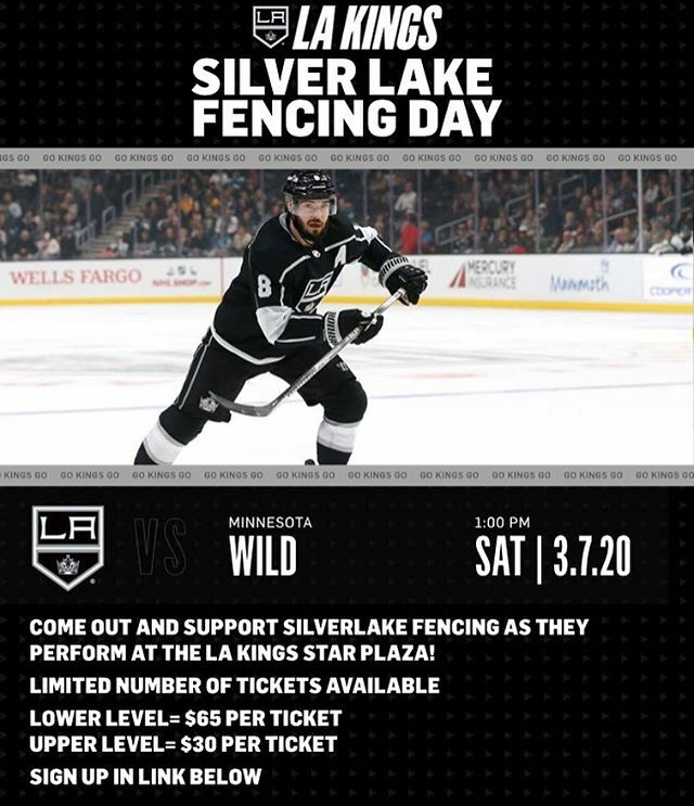 SilverlakeSword's tweet photo. Join us on Saturday! But your tickets before 1pm on Thursday (tomorrow) link in bio! 🏒🤺#fencing https://t.co/yhgO4mPRtr