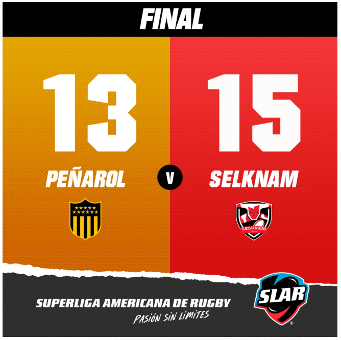 SuperRugbyAM's tweet photo. FINAL.

#PEÑvSEL

#PasionSinLimites https://t.co/pxU1q5cRrZ