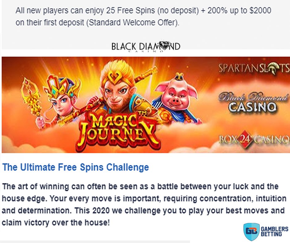 GamblersBetting's tweet photo. All new players can enjoy 25 Free Spins  +  $2000 on deposit

♠♣Claim your 💯 💯🎁 1ST DEPOSIT BONUS &amp; FREE SPINS ♦👉: https://t.co/NNGFIcYM3P

#blackdiamond  #GamblersBetting #VoiceOfGamblers #CasinoReview #CasinoBonus #Casino #FreeSpins #Nodepositbonus  #1stdepositbonus https://t.co/SkHSwsyPL0