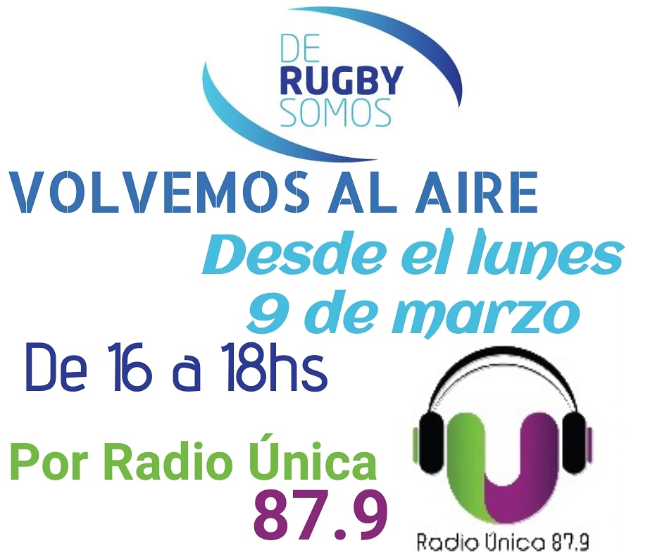 NachoBilbao's tweet photo. El lunes arranca una nueva temporada de @DeRugbySomosOK, cómo siempre de 16 a 18, ahora desde @radiounicalp . #radio #rugby https://t.co/xJnTxjFxiw