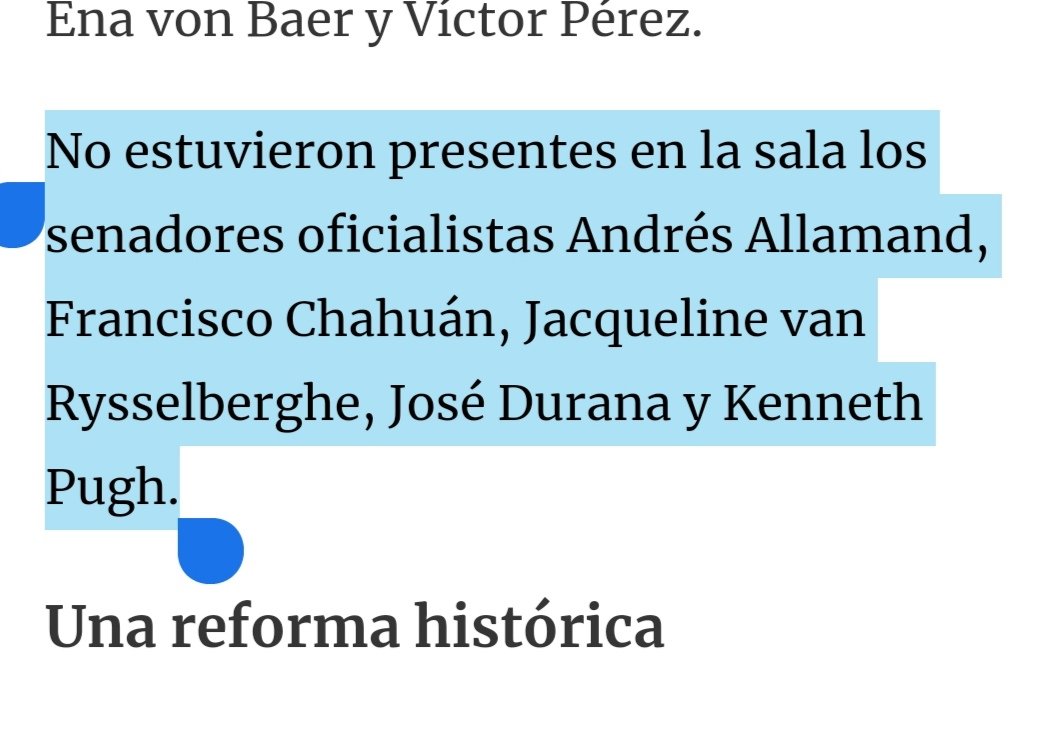 GabrielBoric's tweet photo. El senador @allamand hoy ni si quiera se dignó a votar proyecto de paridad. El mismo que dice que hay que "rechazar para reformar". https://t.co/h89HLkBMcf
