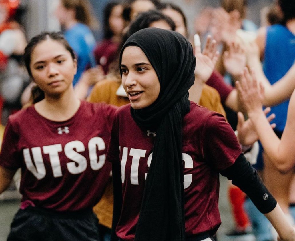 UTSC's tweet photo. Celebrate International Women's Day with FREE innertube water polo, soccer, ball hockey, kickboxing, yoga &amp; more. You'll also get complimentary dinner AND a swag bag (with an @UnderArmour shirt!) Wednesday, March 11: https://t.co/hfIT2sApVk @moveutsc @UTSC_Athletics #UTSC #UofT https://t.co/DB1jetOLax
