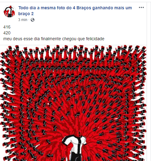 4BBracos's tweet photo. no fb chegamos no braço q representa essa pagina com mais força que tudo https://t.co/piOoBM5KlA