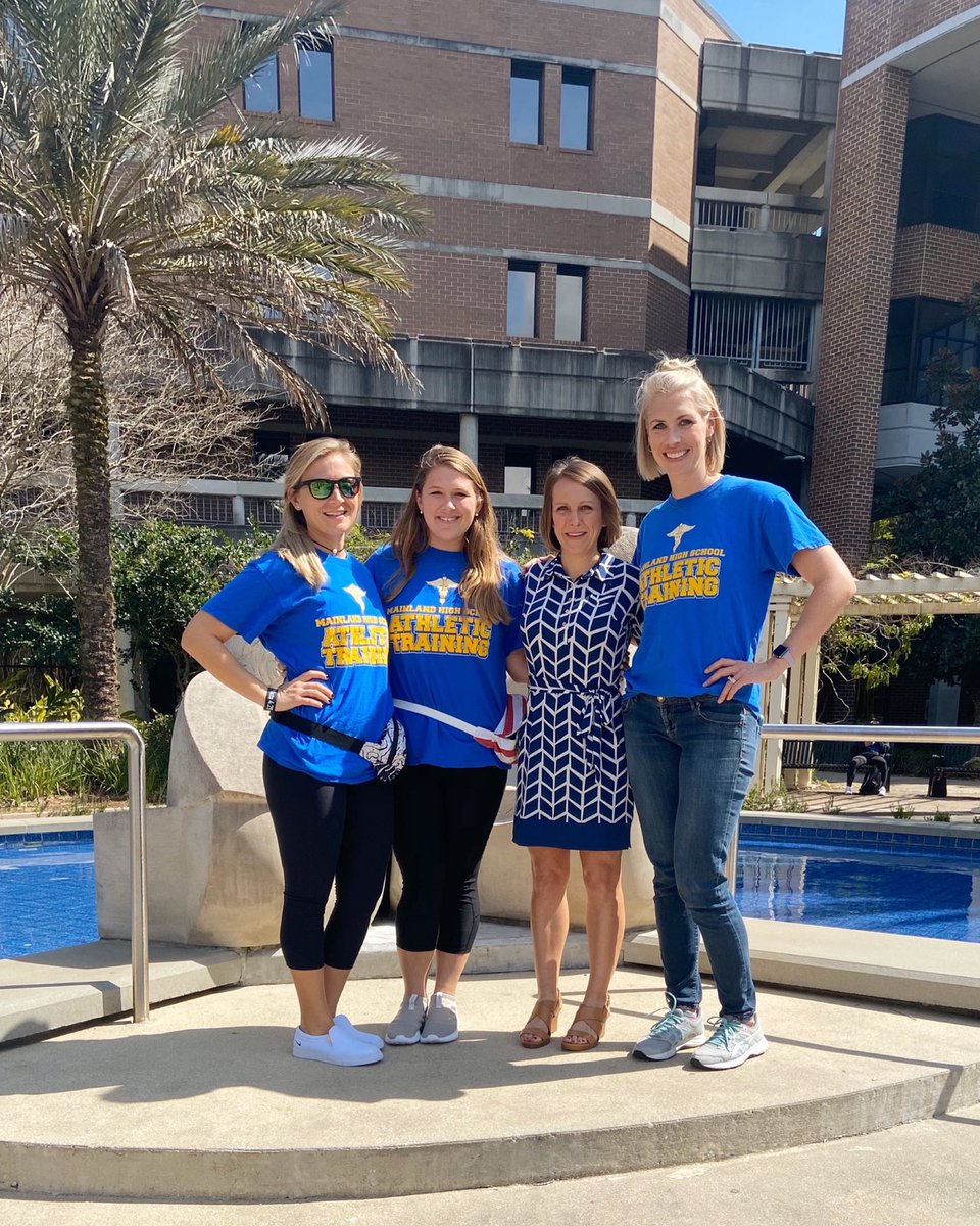 Spent the day with 3 ATs that have paved a way for me in the athletic training field... my high school teacher, my college professor and my co-worker! #natm20challenge