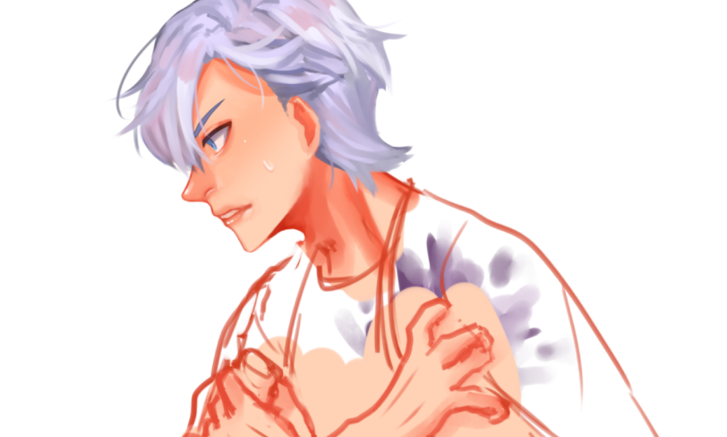 intrigueVN's tweet photo. WIP #nanoreno2020 CG.  Ahhhh the humanity.  Thanks to onboroo. https://t.co/fA3HsFHYxx