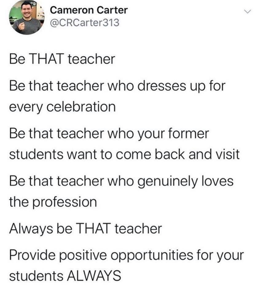 teachingartz's tweet image. I want to be THAT teacher ♥️