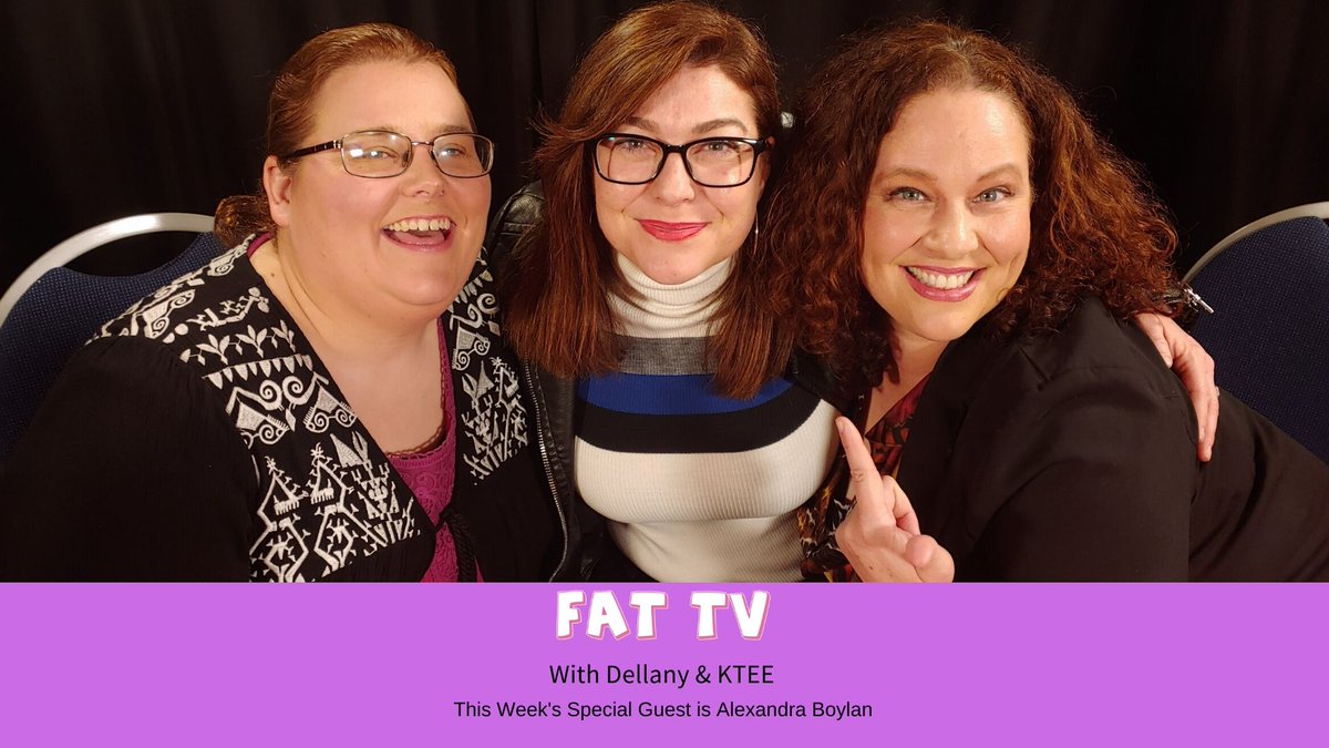 This week on The #FatTV Show with @IAmDellanyPeace &amp; <a href="/kteeonline/">KTEE</a> we have a very special guest, our friend filmmaker <a href="/aboylan4/">Alexandra Boylan</a> We talk about her new book and the two new projects she has out now! #FatTVWorld

Share it around with your friends &amp; watch here youtu.be/3nPZGNlhyoA