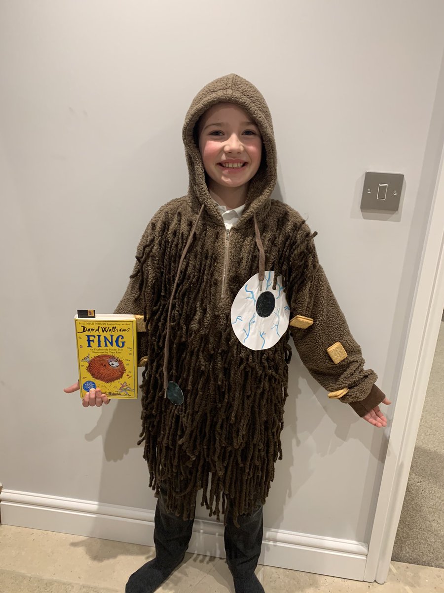 lil_looloo's tweet photo. Here’s Coby from @AMCPS_Swindon as @davidwalliams #FING #WorldBookDay We’ve loved reading Fing together! https://t.co/pmUJkaHCKZ