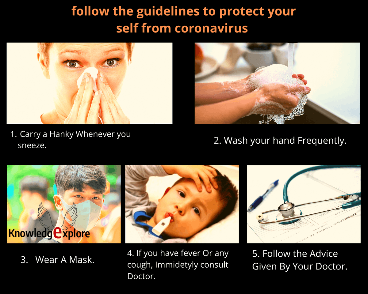 knowledgexplor's tweet image. Be careful take care your self from the #coronavirus so please follow the guidelines:
For more related post treatment for corona virus #guidelinesforcoronavirus must like and share our post #knowledgexplore #Knowledgexplore ##3fitech #SheetlaTravels #Amucho