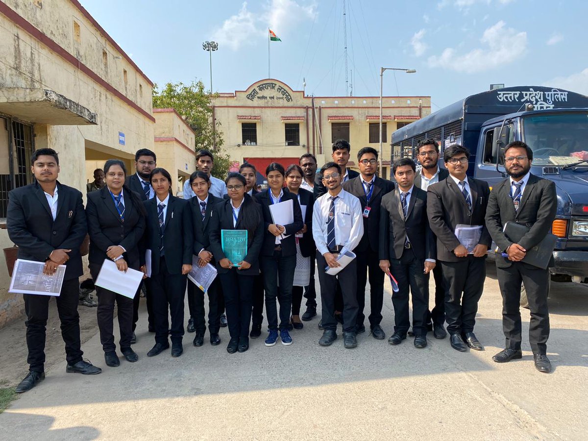 RamaUniversity's tweet photo. Faculty of #JuridicalSciences (#Law) Students in collaboration with #LegalAidClinic of #RamaUniversity Kanpur visited #ModelJail Lucknow, Mohanlalganj, Uttar Pradesh on Tuesday, March 3, 2020 https://t.co/N5vSgGR712