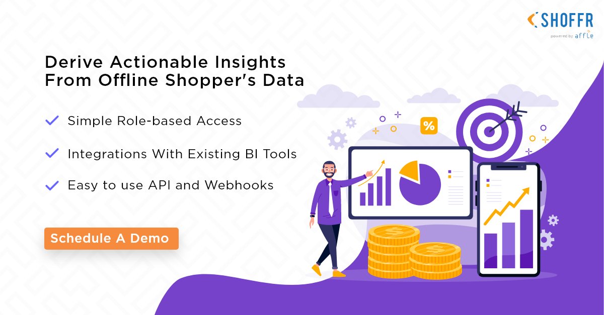Enable shopper facing and retail store facing digital touchpoints that gather intelligence.

Try our sophisticated offline audience solution.
Schedule a demo to learn more - shoffr.io/solution-offli…

#O2O #OmnichannelRetail #Retail