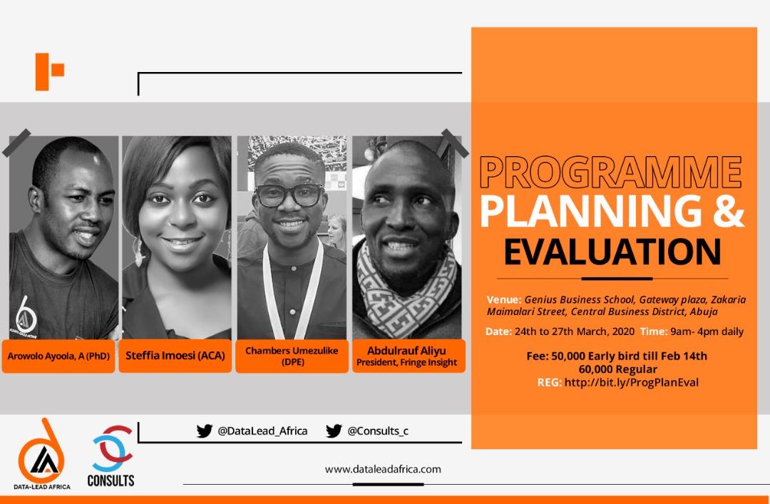 DataLead_Africa's tweet photo. Thinking about switching into the development sector? You should take up a Programme planning and Evaluation Course to make this move. Register for training here https://t.co/jktbTlYzUT
#programmeplanning
#monitoringandevaluation
#programmevolunteers
#developmentorganisation https://t.co/SXG356p5JB