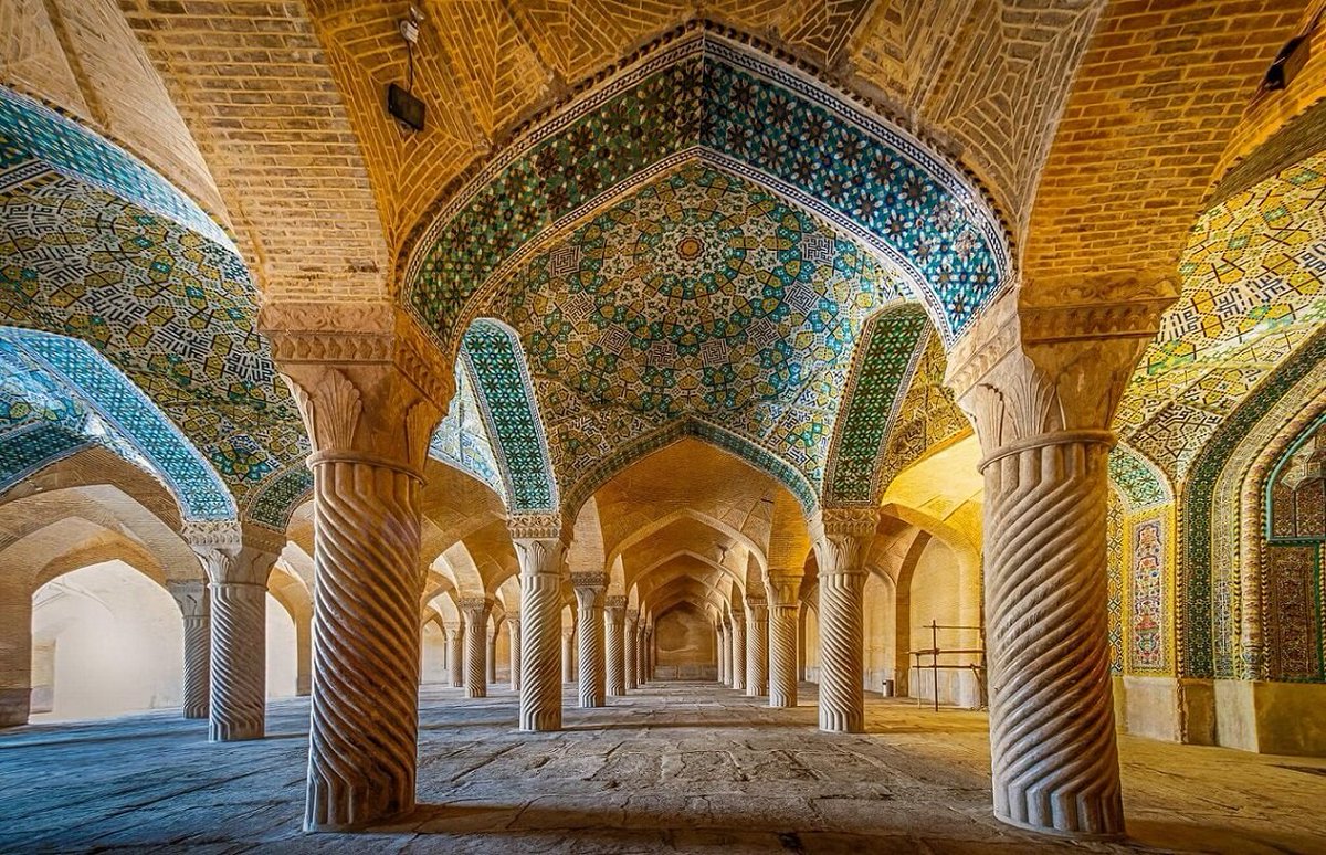 Visiting another beautiful mosque this evening in my Iranian cultural heritage site thread. Vakil Mosque in Shiraz. It was built between 1751 and 1773 duringthe Zand Dynasty, and was restored in the 19th century during the Qajar dynasty.