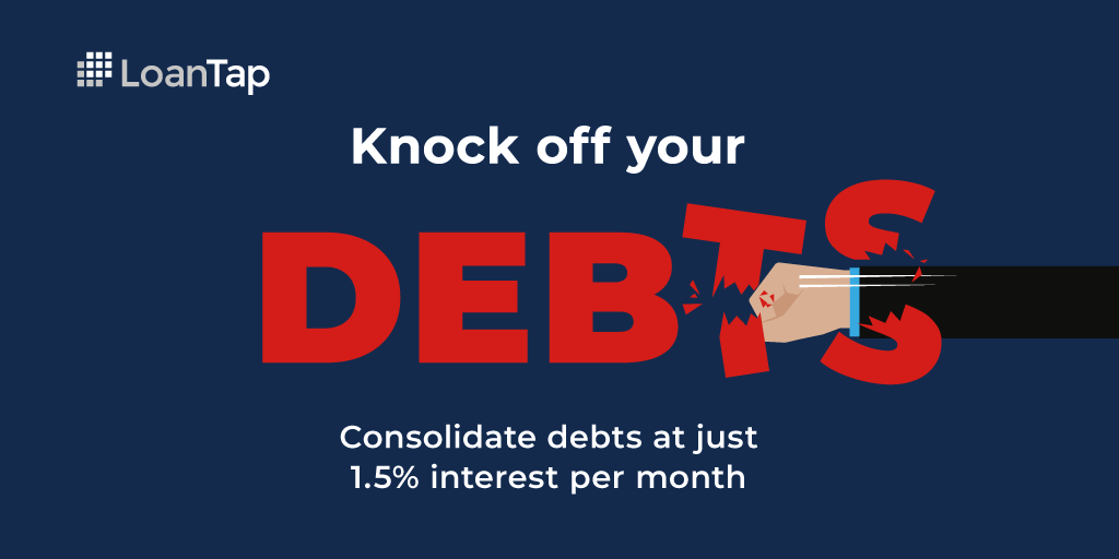 loantapin's tweet photo. Knock off the debts in one shot at just 1.5% interest per month with EMI Free Loan and also reduce your monthly cash outflow by 40%. Apply now - https://t.co/b8yu4Smb8m
#LoanTap #EMI #Loan #DebtConsolidation #Debt #OutstandingDues #Dues #EMIFreeLoan https://t.co/v39VF0NRxx