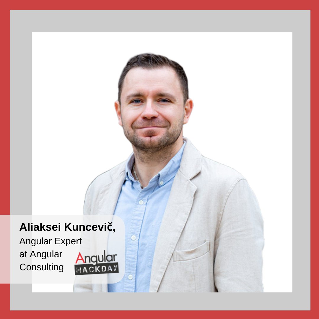 AngularHackDay's tweet image. An #AngularExpert, @kuncevic is 1+ guest speaker for our upcoming #AngularHackDay this 07/03! He teaches #Angular & helps devs to adopt it in the most efficient way. He also organizes #AngularEvents, writes & speaks on Angular-related topics. Last chance: r.ssw.com/AngularHackDay…