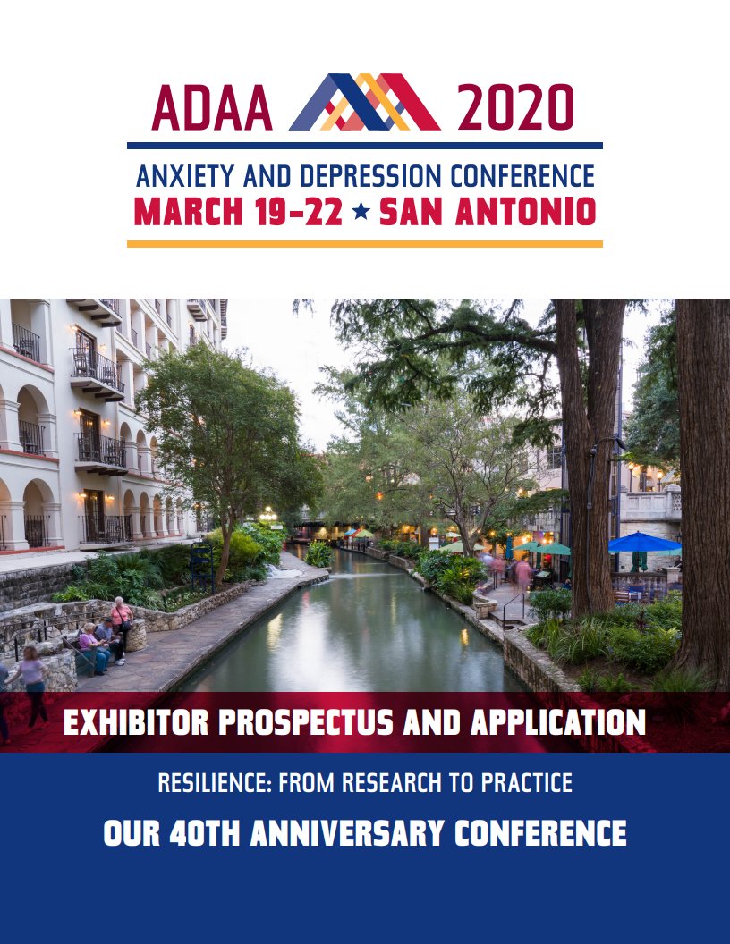 Event : Anxiety And Depression Association Of America 40 Annual Conference (ADAA 2020)
Specialty : Psychiatry
Date : 19 to 21-Mar-2020
Location : San Antonio,TX,USA
For more details visit our website medconfworld.com
#medicalconference2020 #cme #psychiatry #sanantonio #USA