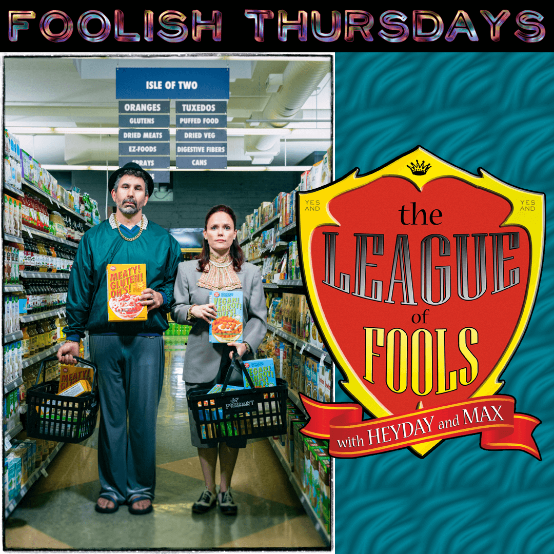 SacredFoolsLA's tweet image. FOOLISH THURSDAY tonite presents LEAGUE OF FOOLS with husband &apos;n&apos; wife comedy team @orangetuximprov, @AriRadousky and his 5-Minute Quiz, and guest co-host @happygojackie w/regulars @MAX_improv. 8pm on @TheBroadwaterLA Second Stage - get yer funny now at tickets.sacredfools.org!